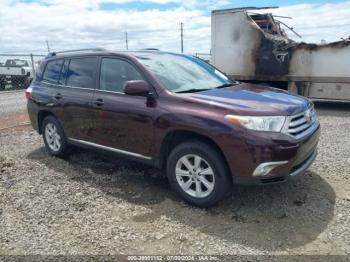  Salvage Toyota Highlander