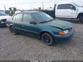  Salvage Toyota Tercel