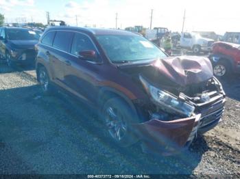  Salvage Toyota Highlander