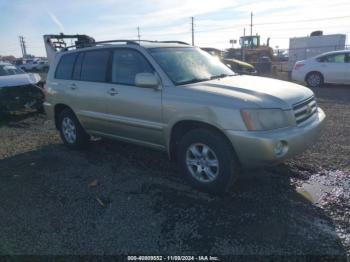  Salvage Toyota Highlander