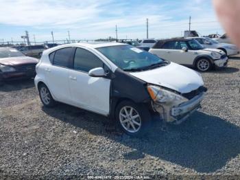  Salvage Toyota Prius c