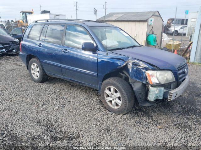  Salvage Toyota Highlander