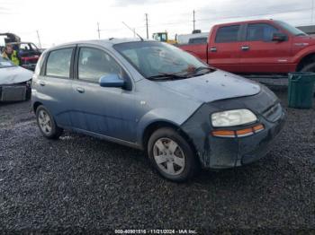  Salvage Chevrolet Aveo 5