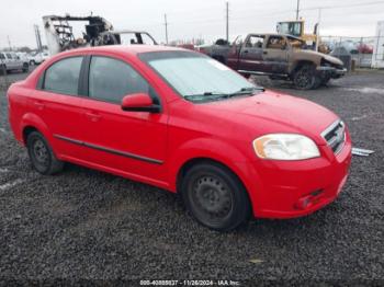  Salvage Chevrolet Aveo