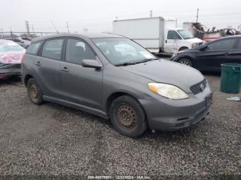  Salvage Toyota Matrix