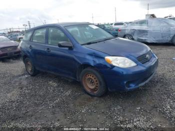  Salvage Toyota Matrix