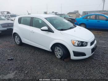  Salvage Chevrolet Sonic