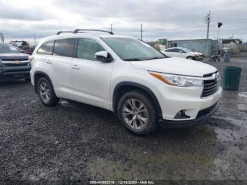  Salvage Toyota Highlander