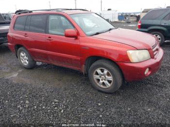  Salvage Toyota Highlander