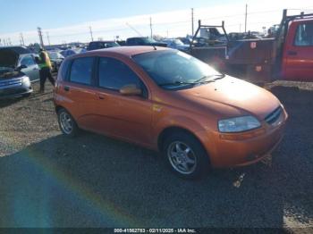  Salvage Chevrolet Aveo 5