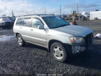  Salvage Toyota Highlander