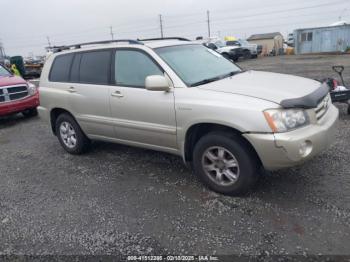  Salvage Toyota Highlander