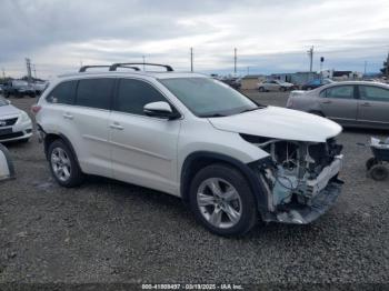  Salvage Toyota Highlander
