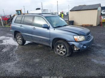  Salvage Toyota Highlander