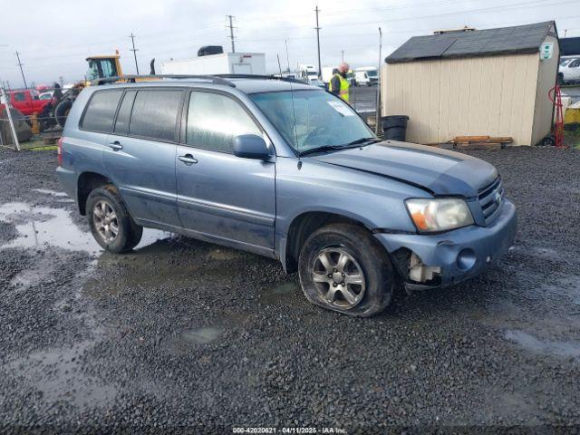  Salvage Toyota Highlander