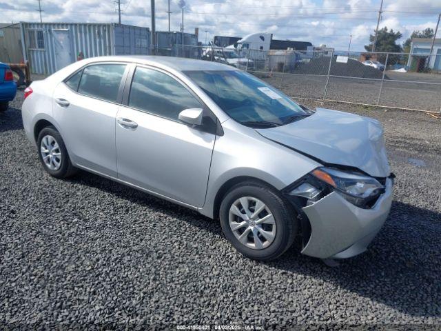  Salvage Toyota Corolla