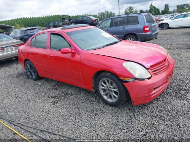  Salvage INFINITI G35