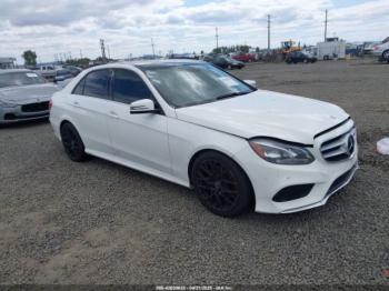  Salvage Mercedes-Benz E-Class