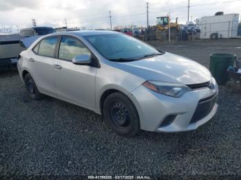  Salvage Toyota Corolla
