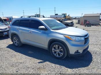  Salvage Toyota Highlander