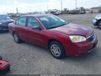  Salvage Chevrolet Malibu