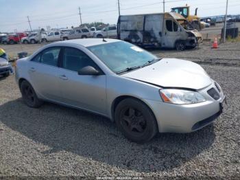  Salvage Pontiac G6