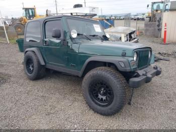  Salvage Jeep Wrangler