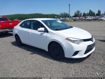  Salvage Toyota Corolla