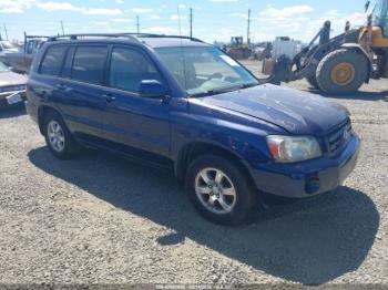  Salvage Toyota Highlander