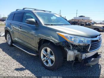  Salvage Toyota Highlander