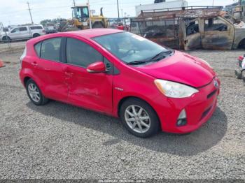  Salvage Toyota Prius c