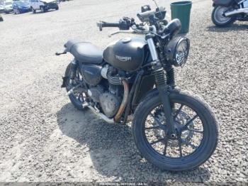  Salvage Triumph Motorcycle Street Twin