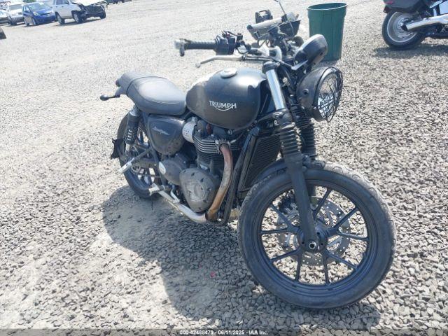  Salvage Triumph Motorcycle Street Twin