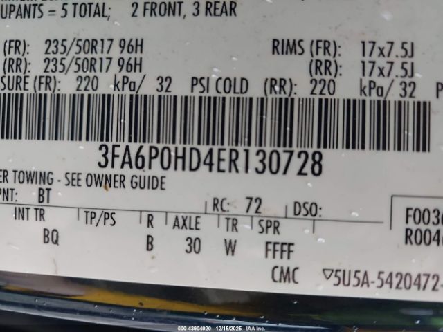 Ford Fusion Se Image 3