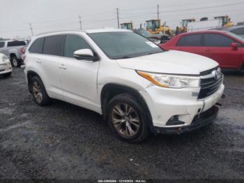  Salvage Toyota Highlander