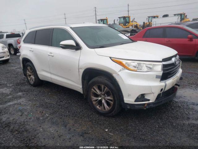  Salvage Toyota Highlander