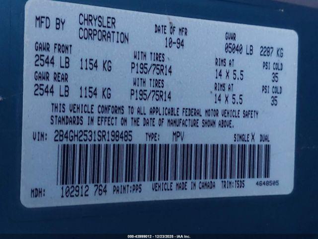 Dodge Caravan Image 9