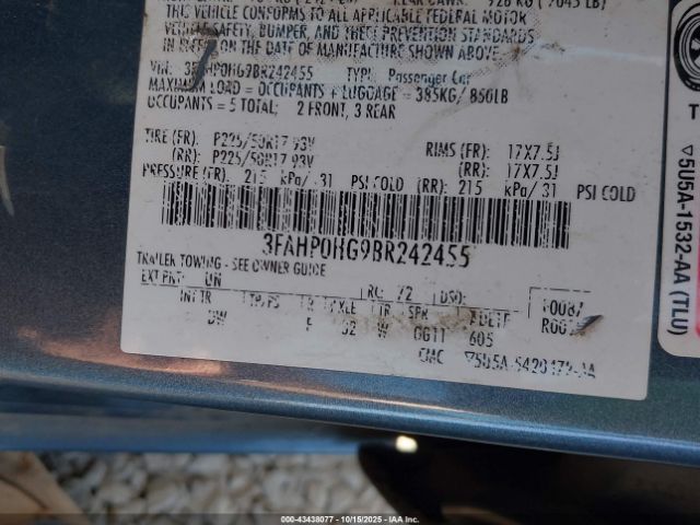 Ford Fusion Se Image 3