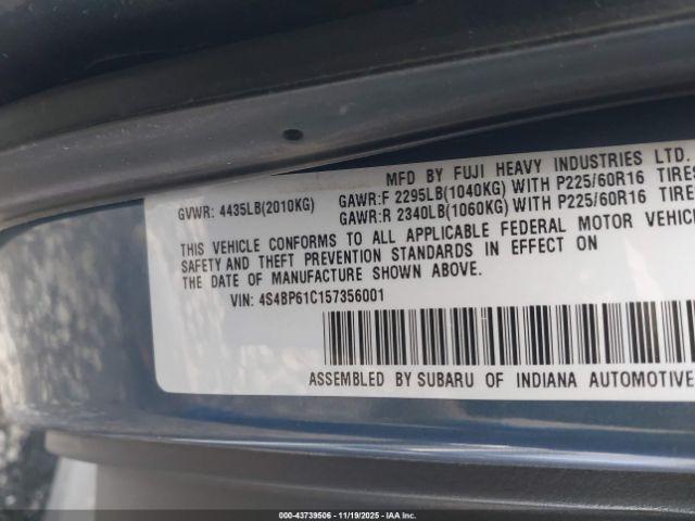 Subaru Outback 2.5i Image 9