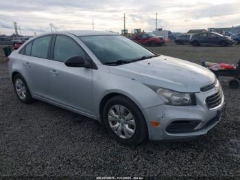  Salvage Chevrolet Cruze