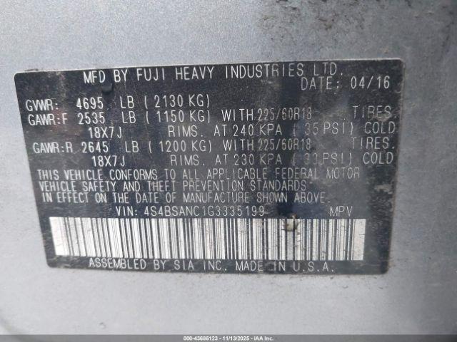 Subaru Outback 2.5i Limited Image 3