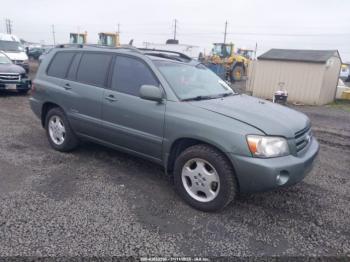  Salvage Toyota Highlander