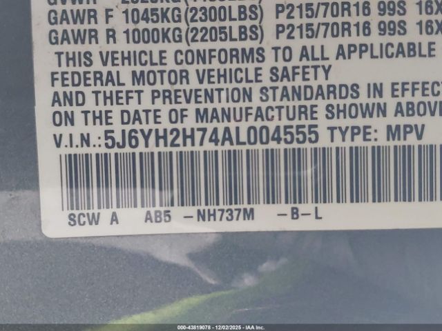 Honda Element Ex Image 12