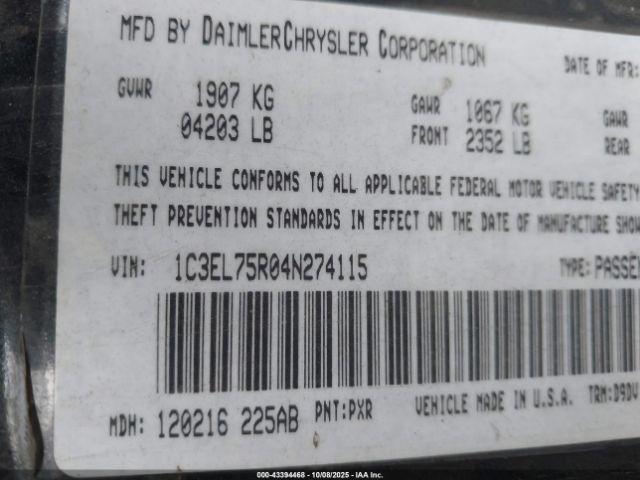 Chrysler Sebring Gtc Image 17