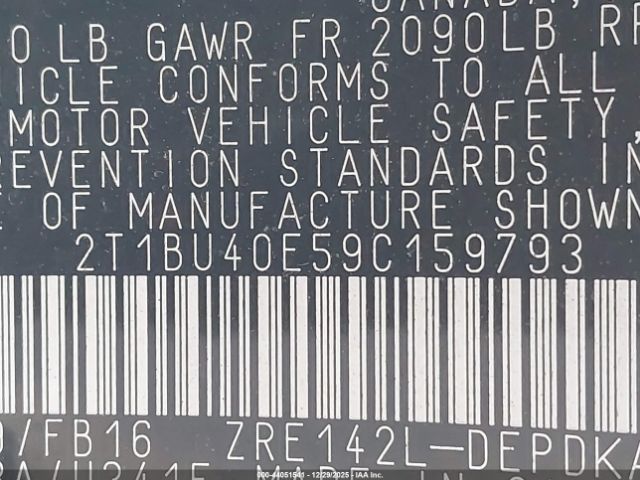 Toyota Corolla Le Image 11