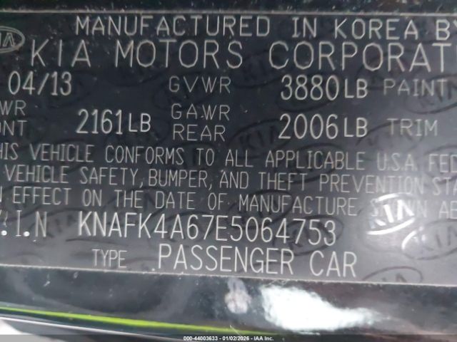 Kia Forte Lx Image 12