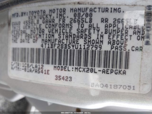 Toyota Avalon Xls Image 2