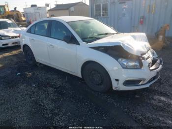  Salvage Chevrolet Cruze