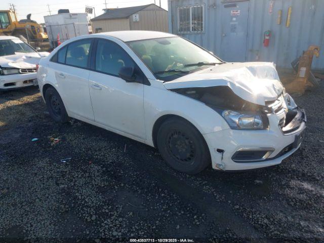  Salvage Chevrolet Cruze