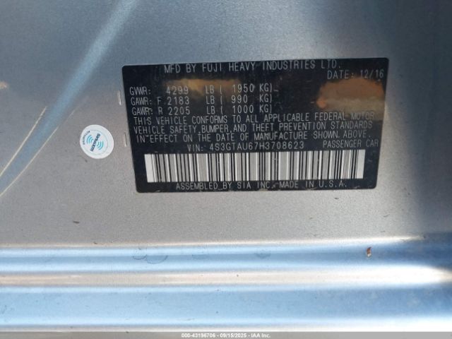 Subaru Impreza 2.0i Limited Image 5